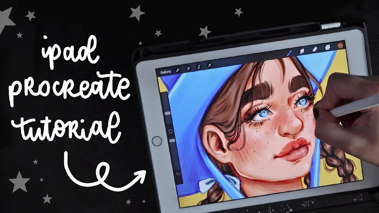 Обновленный процесс рисования в Procreate на iPad ✨