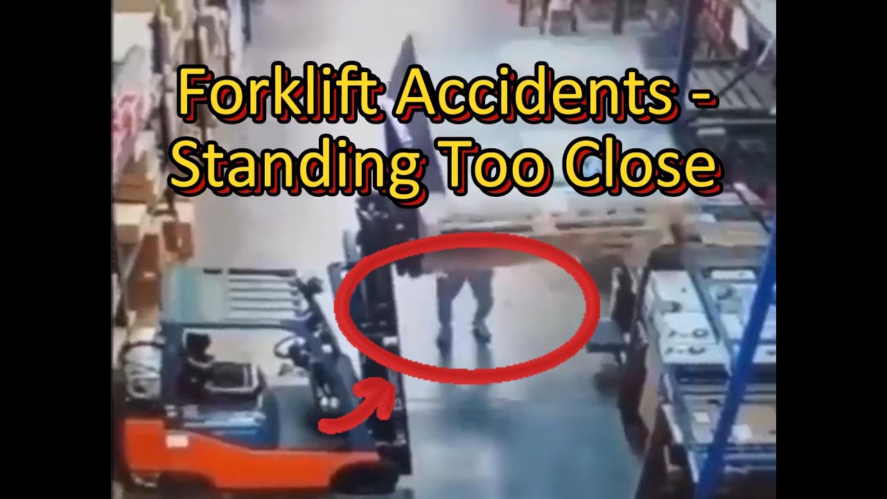 Forklift Accidents Caused by Pedestrians Standing Too Close | Forklift Fails | Warehouse Safety