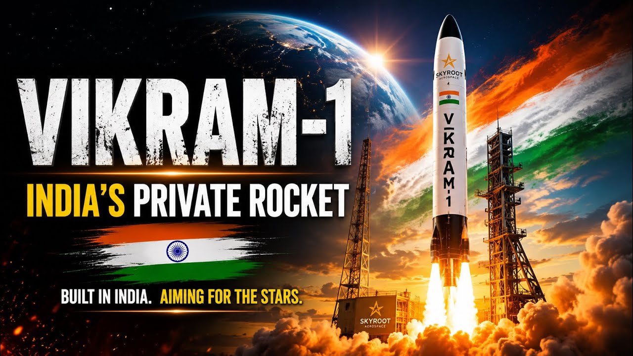 Vikram-1: India&rsquo;s Private Rocket Revolution 🚀 | Skyroot Aerospace Explained