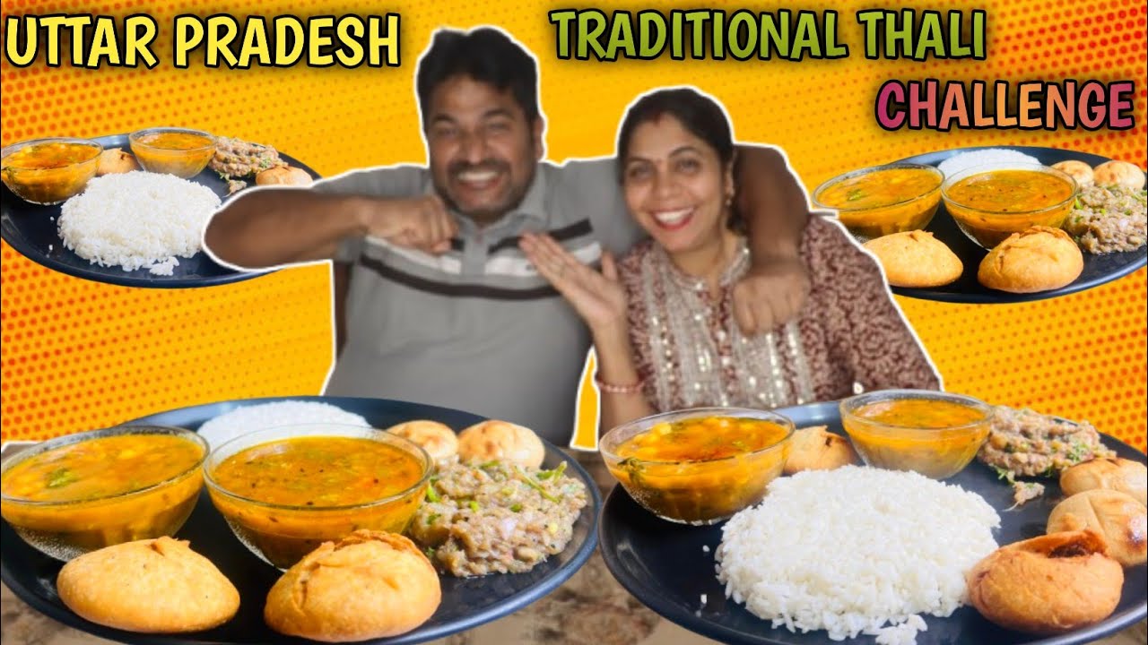 Litti Chokha, Khasta kachori Chola And Dal Fry Rice Eating Challenge | Desi Food Series Ep : 100