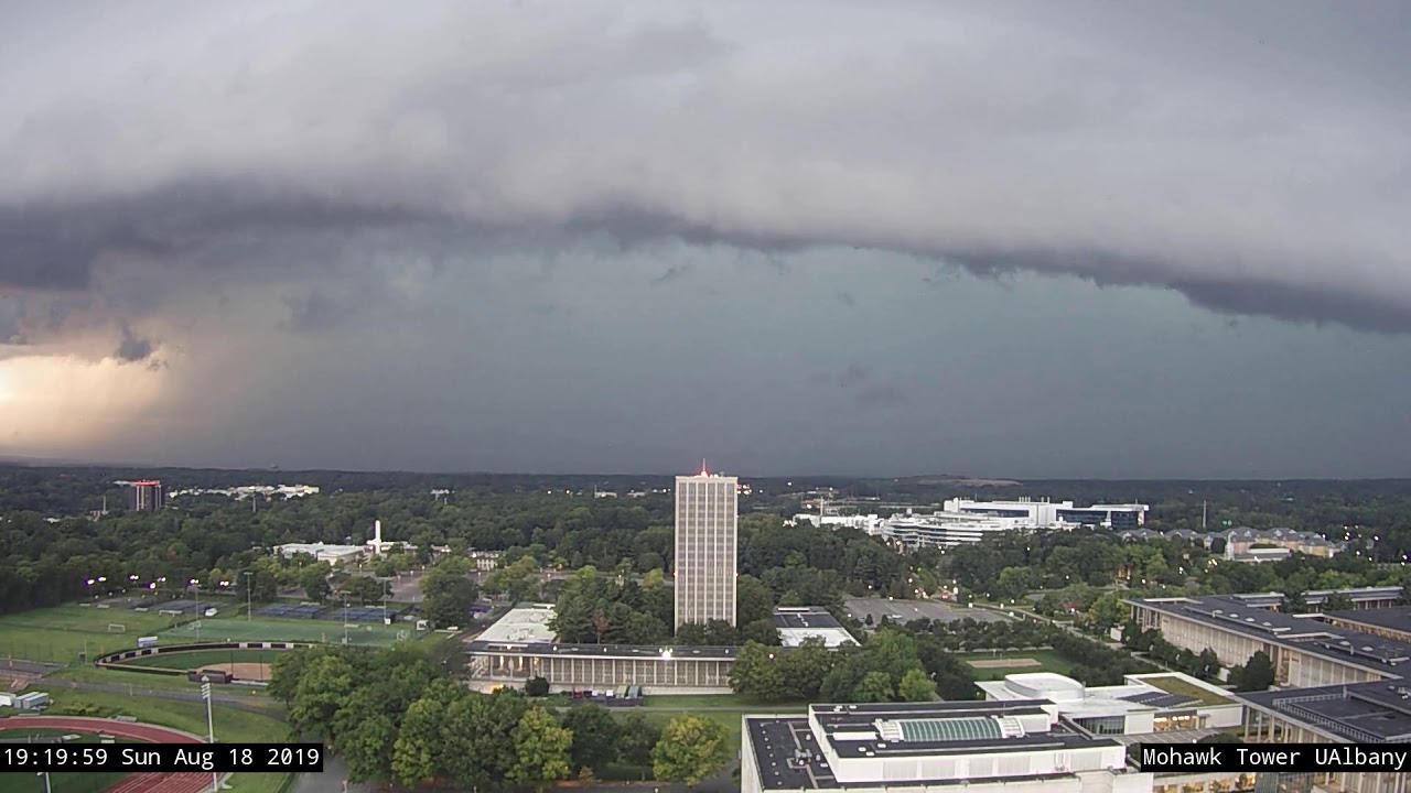 August 18, 2019:  Shelf cloud and severe TS