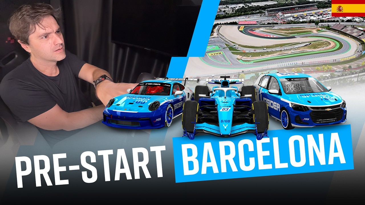 PR&Eacute;-START BARCELONA: o circuito que mede todos os carros da F1 #f1 #formula1