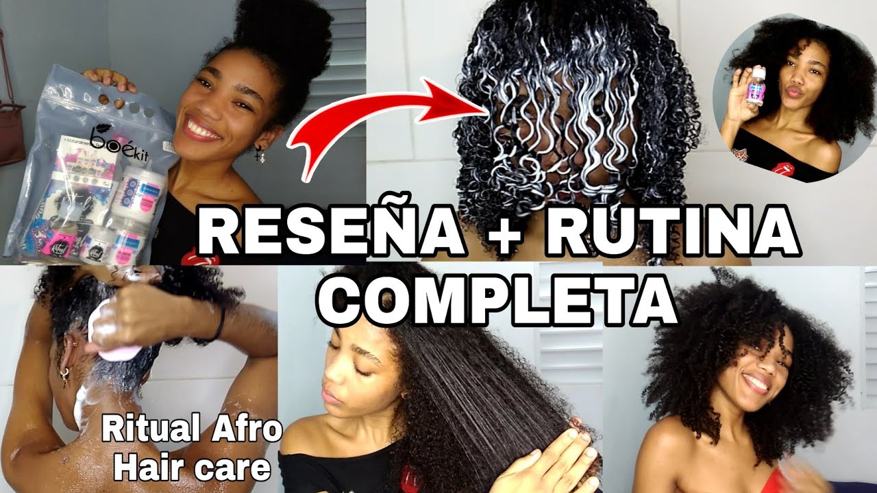 RUTINA DE RIZOS CON RITUAL AFRO HAIR CARE by Boé Cosmetics 🇩🇴 + RESEÑA| Rachell Santos
