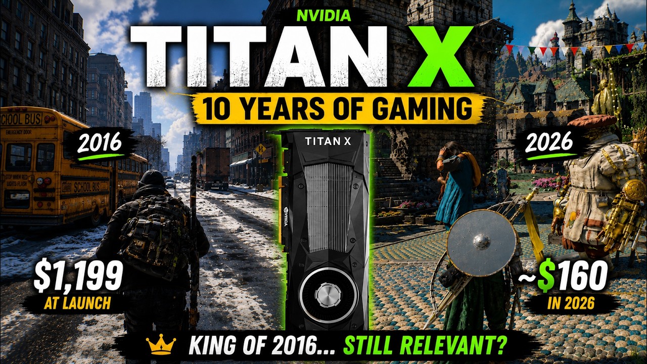 TITAN X Pascal 12GB | 10 Years of Gaming (2016-2026)