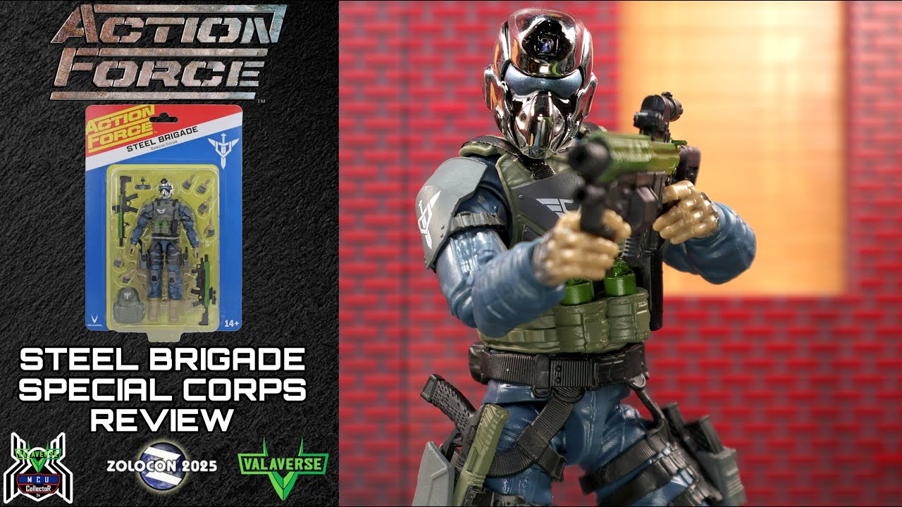 Valaverse Action Force STEEL BRIGADE Special Corps Exclusive Military Action Figure Review