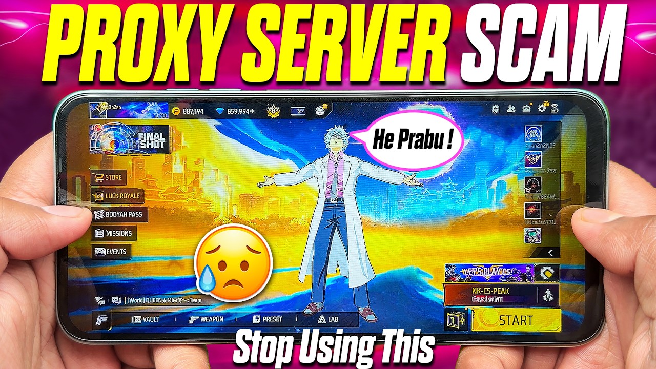 Free Fire Proxy Server Big SCAM Exposed! 😱