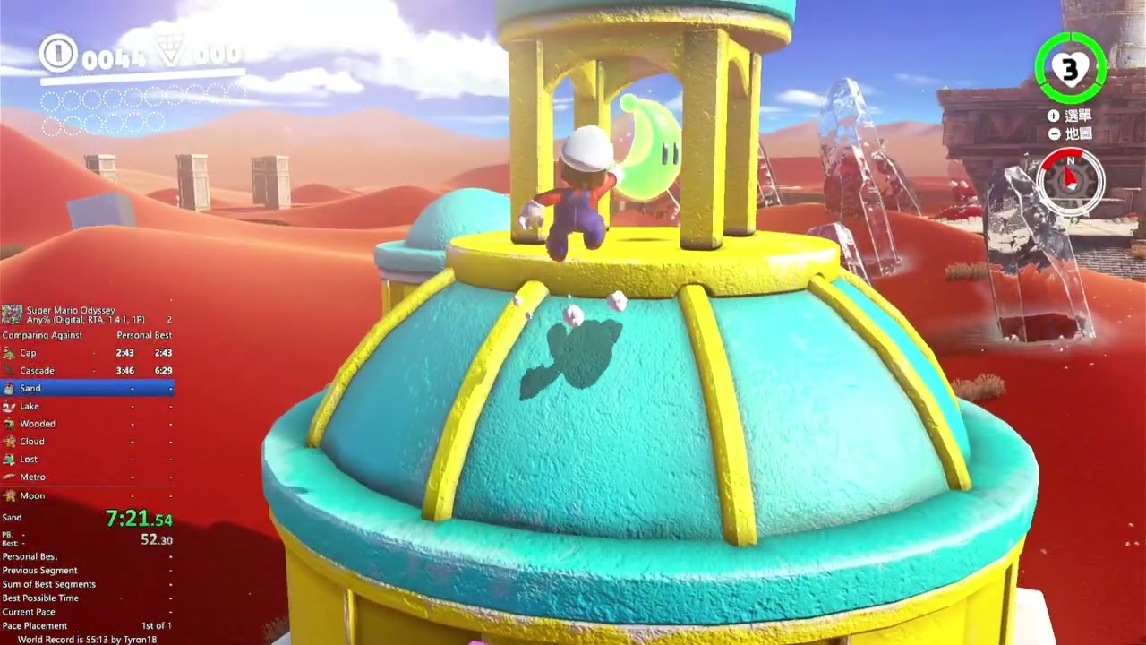 Super Mario Odyssey Any% Speedrun in 1:24:58