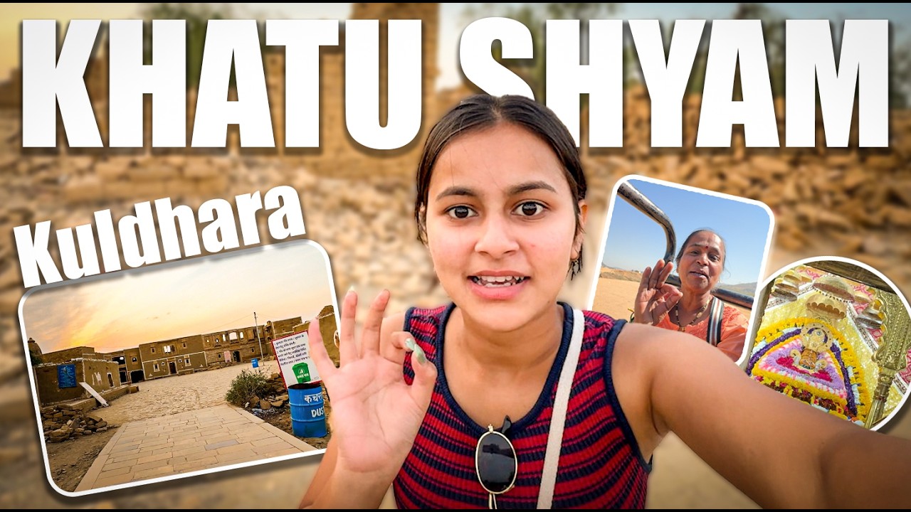 “Khatu Shyam Ji Darshan & The Ghost Village of Kuldhara | Rajasthan Travel Vlog” #vlog