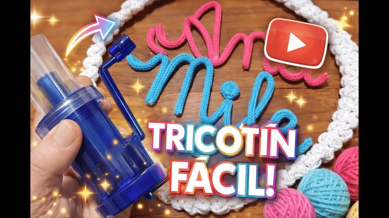 👉 Cómo usar la máquina de tricotín 🧶 | Tutorial fácil paso a paso