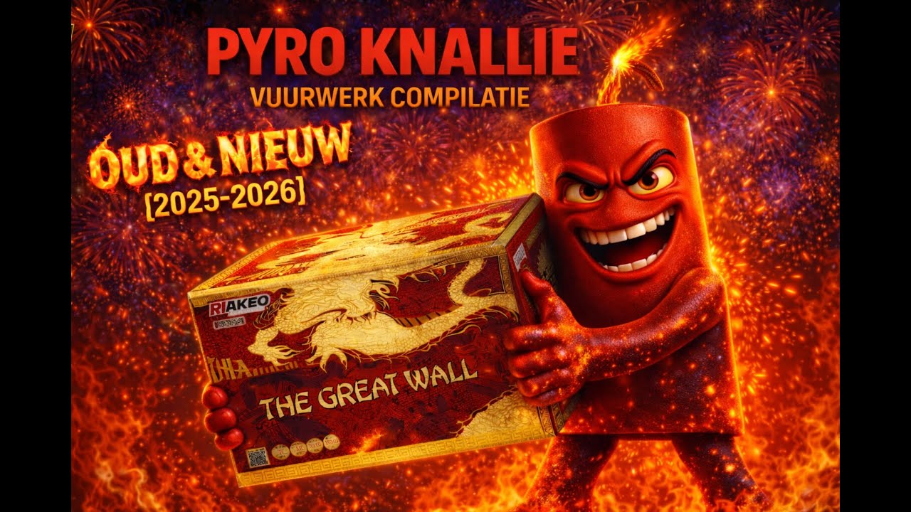 Oud & Nieuw Vuurwerk Compilatie 2025/2026  | 18:00 + 24:00 Show | Feuerwerk / Firework