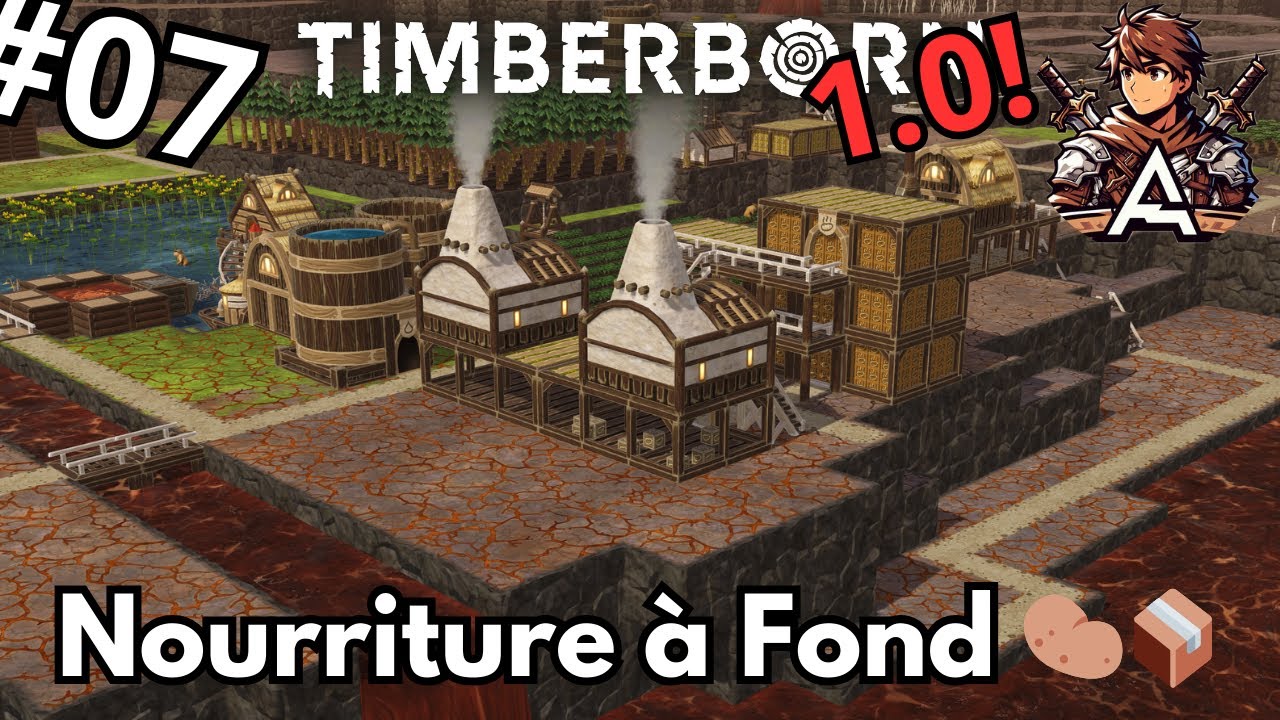 Timberborn FR Ep.7 – Eau en Danger, Forêt Magnifique et Stock de Nourriture XXL 🚨🥔