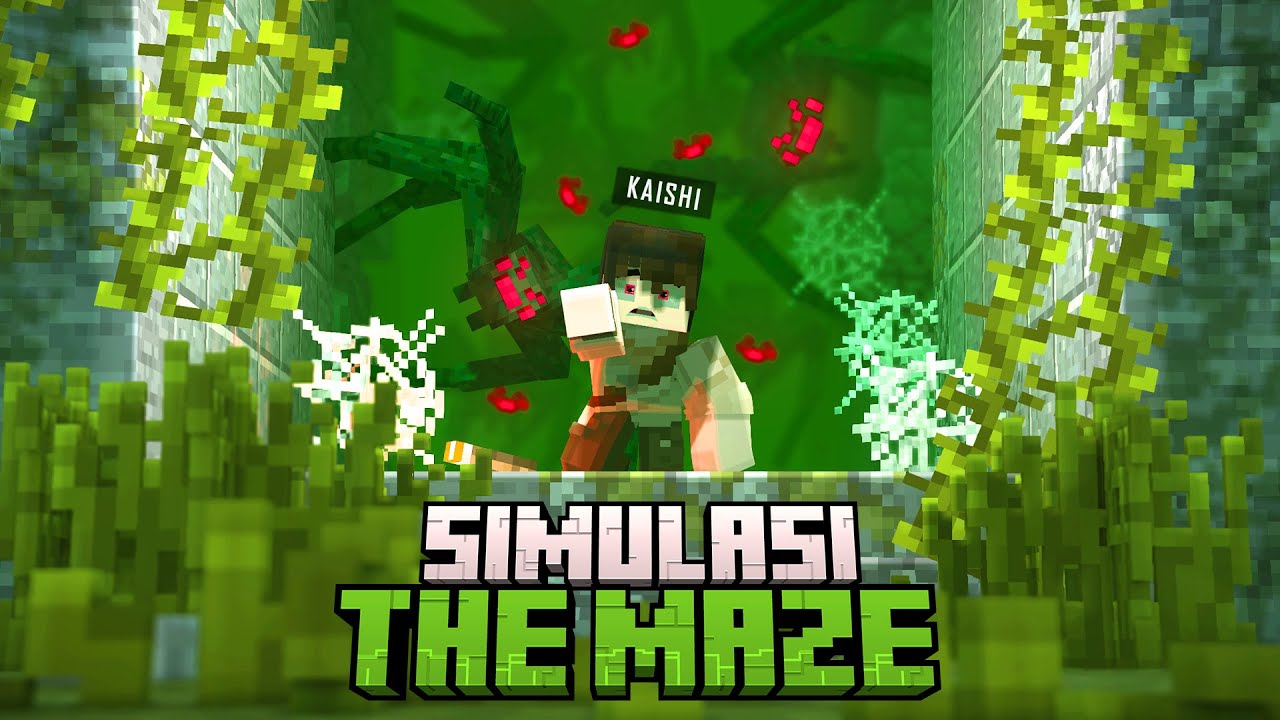 Simulasi Bertahan Hidup di Minecraft The Maze