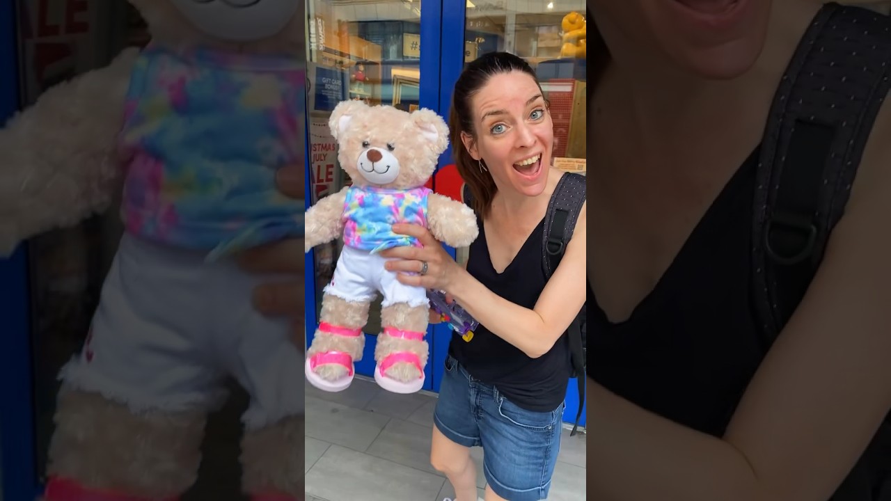 🐻💖Een Eigen Knuffel Maken In 5 Stappen!!✨*WAUW! #newyork #buildabear #zoetezusjes