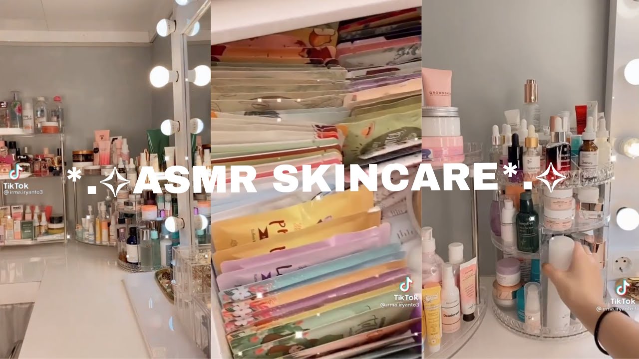 TikTok asmr skincare routines | @irma.iryanto3