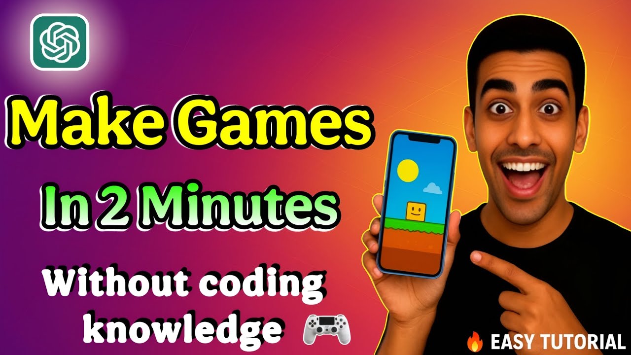 Create your own Game in 2 Minutes Eay Tutorial In Telugu 