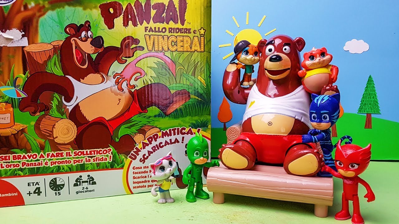 Orso Panzai 🐻 i 44 Gatti sfidano i PJ Mask [Challenge]