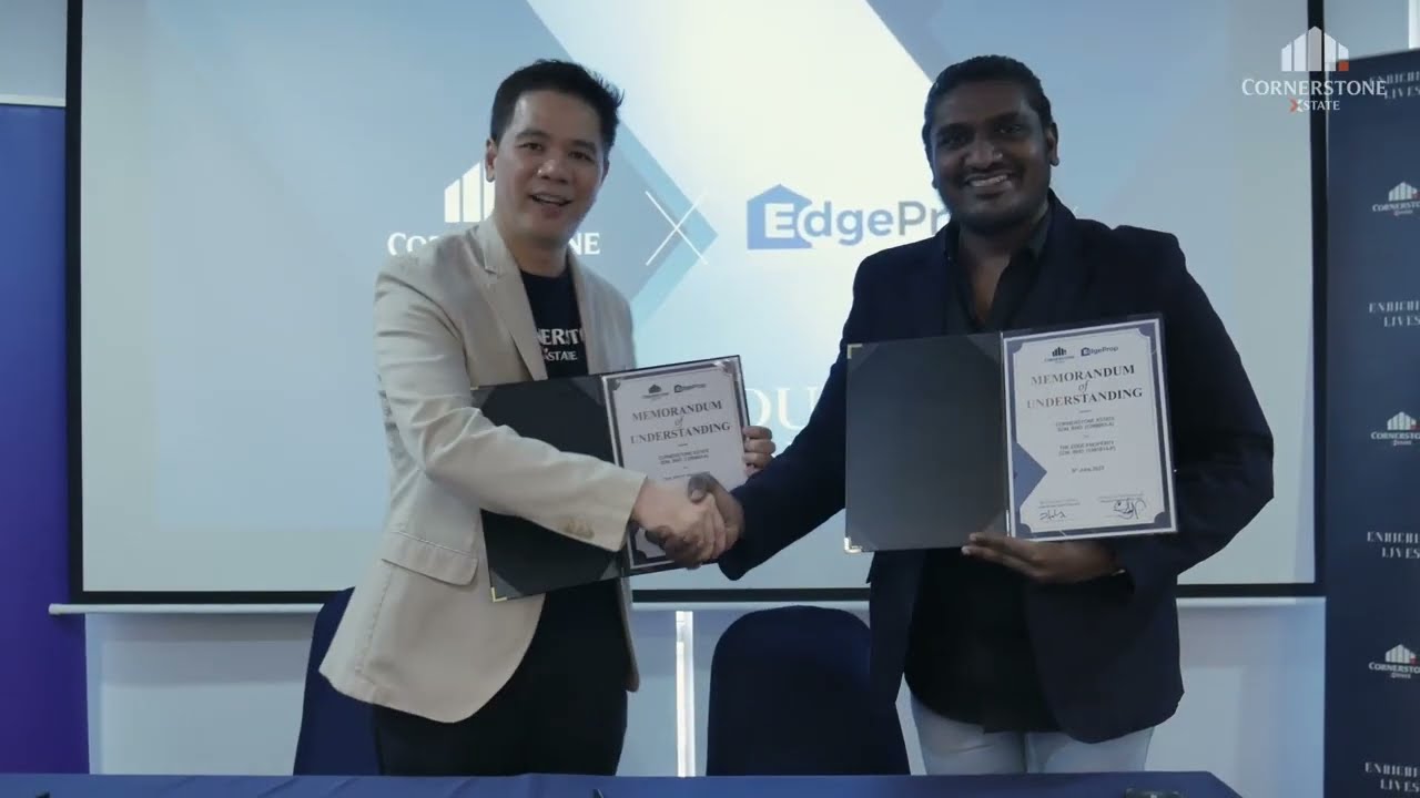 Cornerstone Xstate with EdgeProp - MOU Signing Ceremony