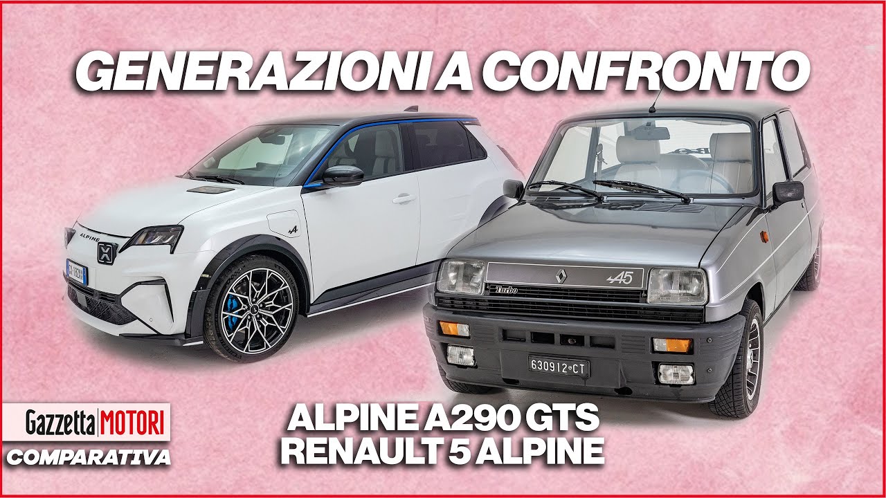 Renault 5 Turbo Alpine vs Alpine A290 GTS - Scontro generazionale