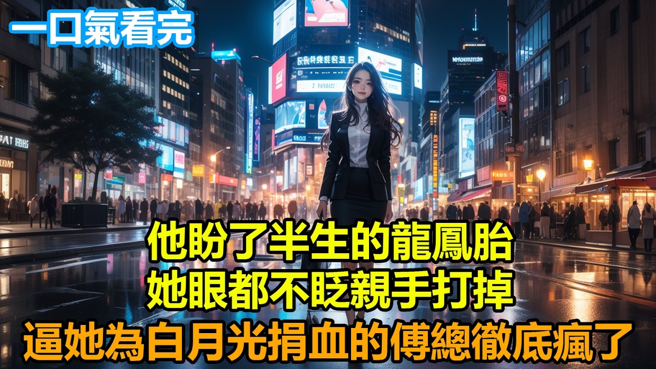 他盼了半生的龍鳳胎，她眼都不眨親手打掉，逼她為白月光捐血的傅總徹底瘋了