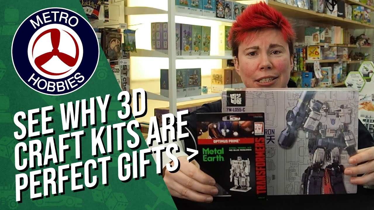 3D Metal and Wooden Craft Model Kits - A great surprise holiday present for everyone!