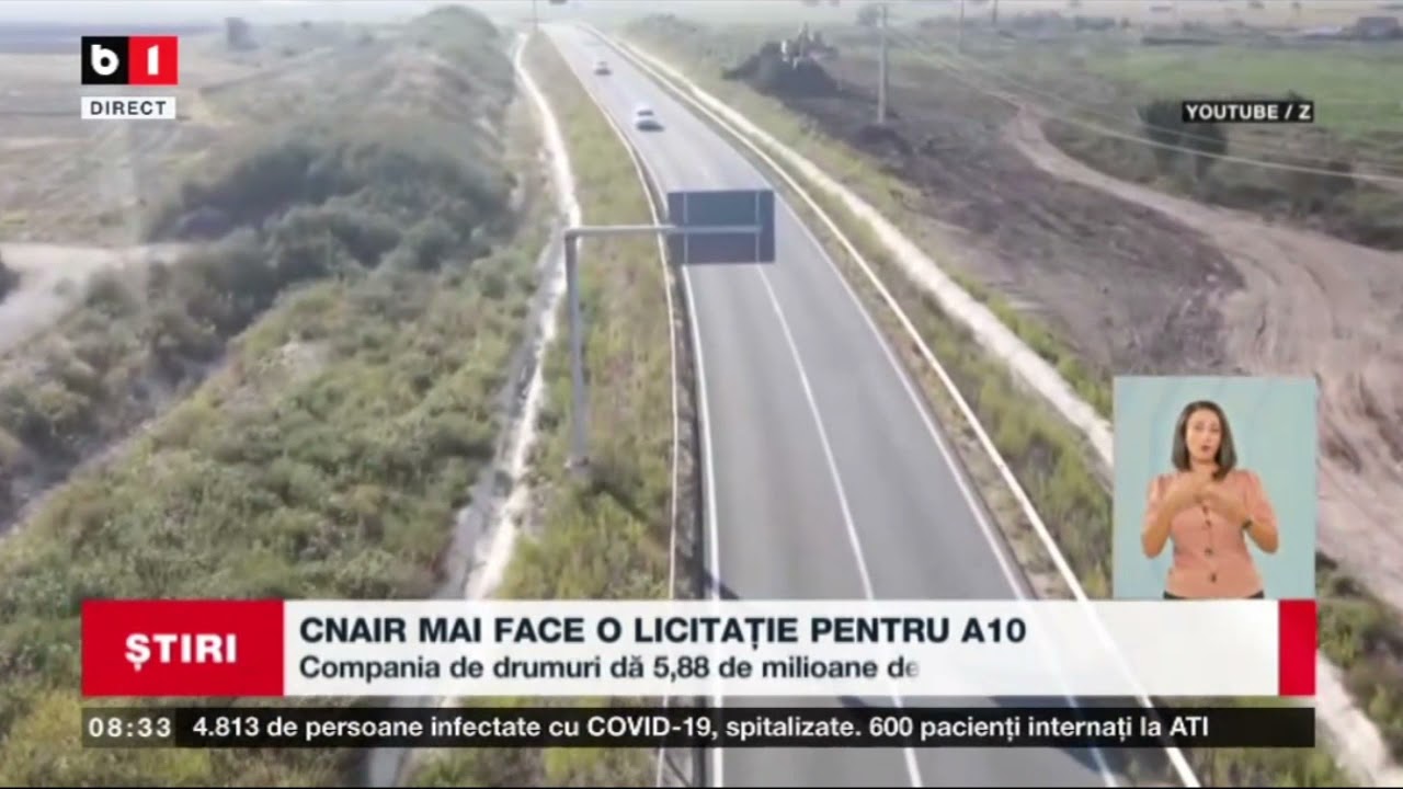 CNAIR MAI FACE O LICITATIE PENTRU A10_Stiri B1_13 sept 2021