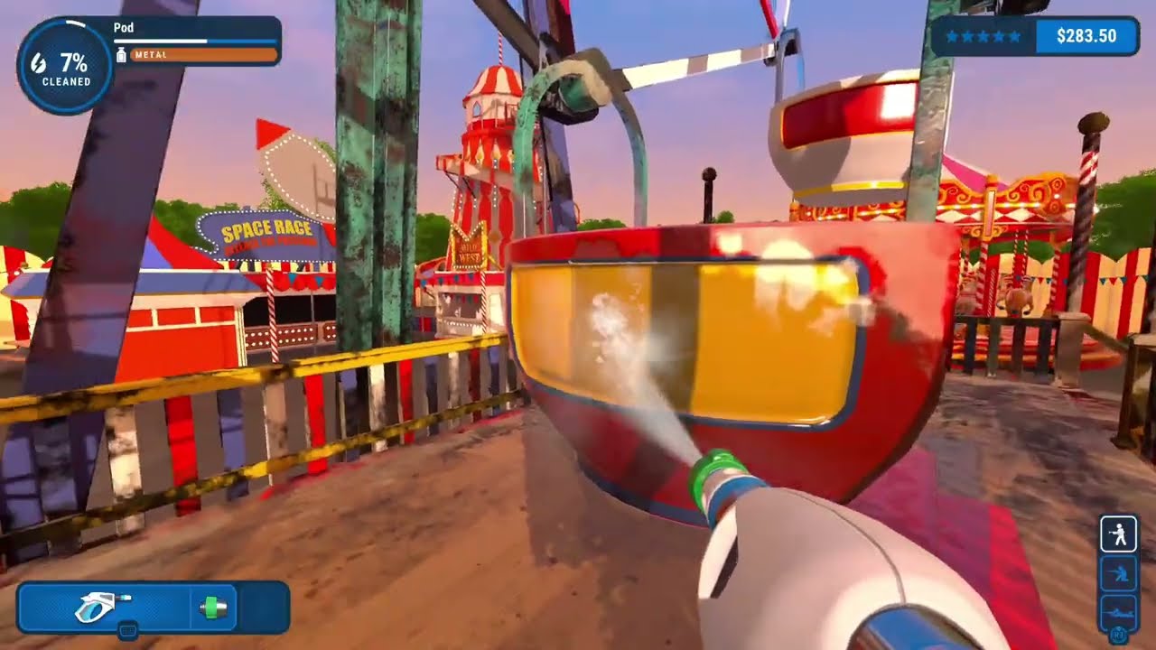 Powerwash Simulator - Let's Play!!! # 30 - Clean the Ferris Wheel [CAMPAIGN MODE]