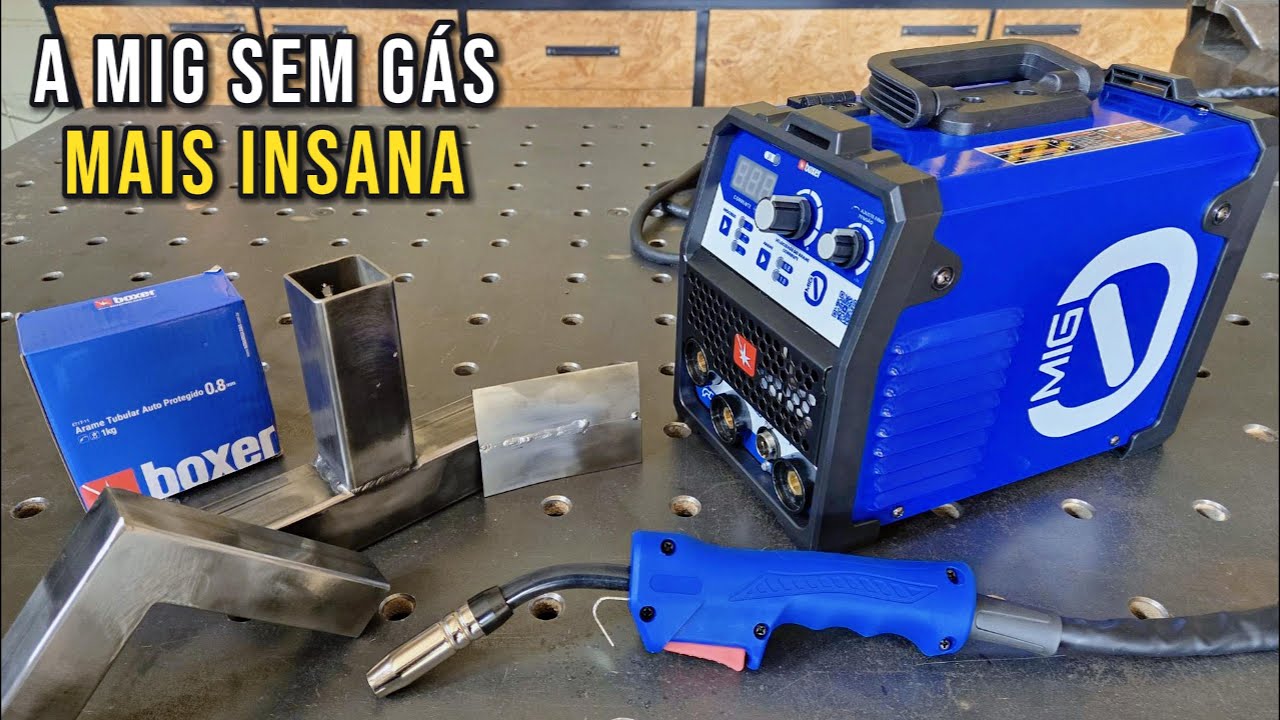 MIG SEM GÁS? Veja o Teste Completo da MIG 0 Bivolt da Boxer Soldas - LANÇAMENTO