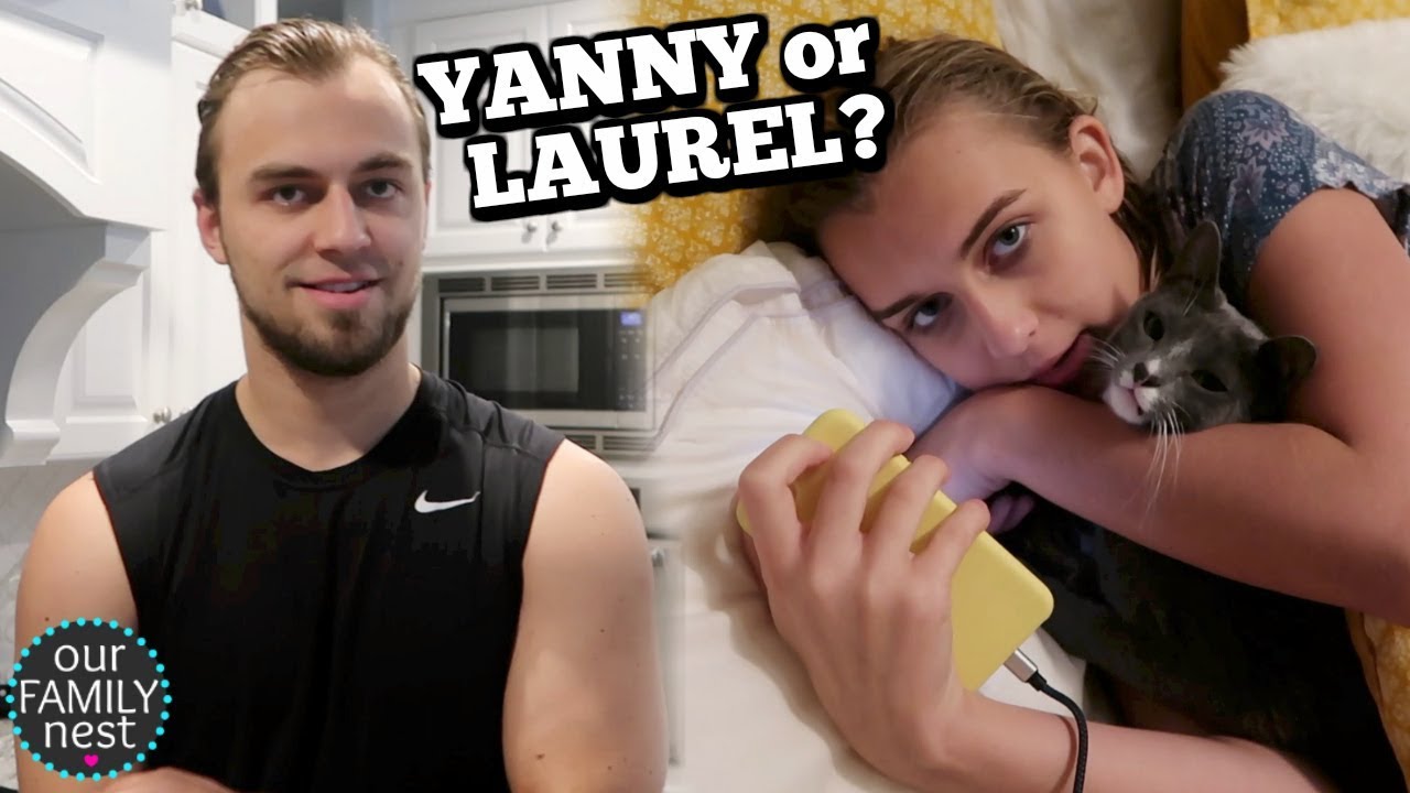 LAZY NIGHT ROUTINE | YANNY OR LAUREL - WHO WINS?