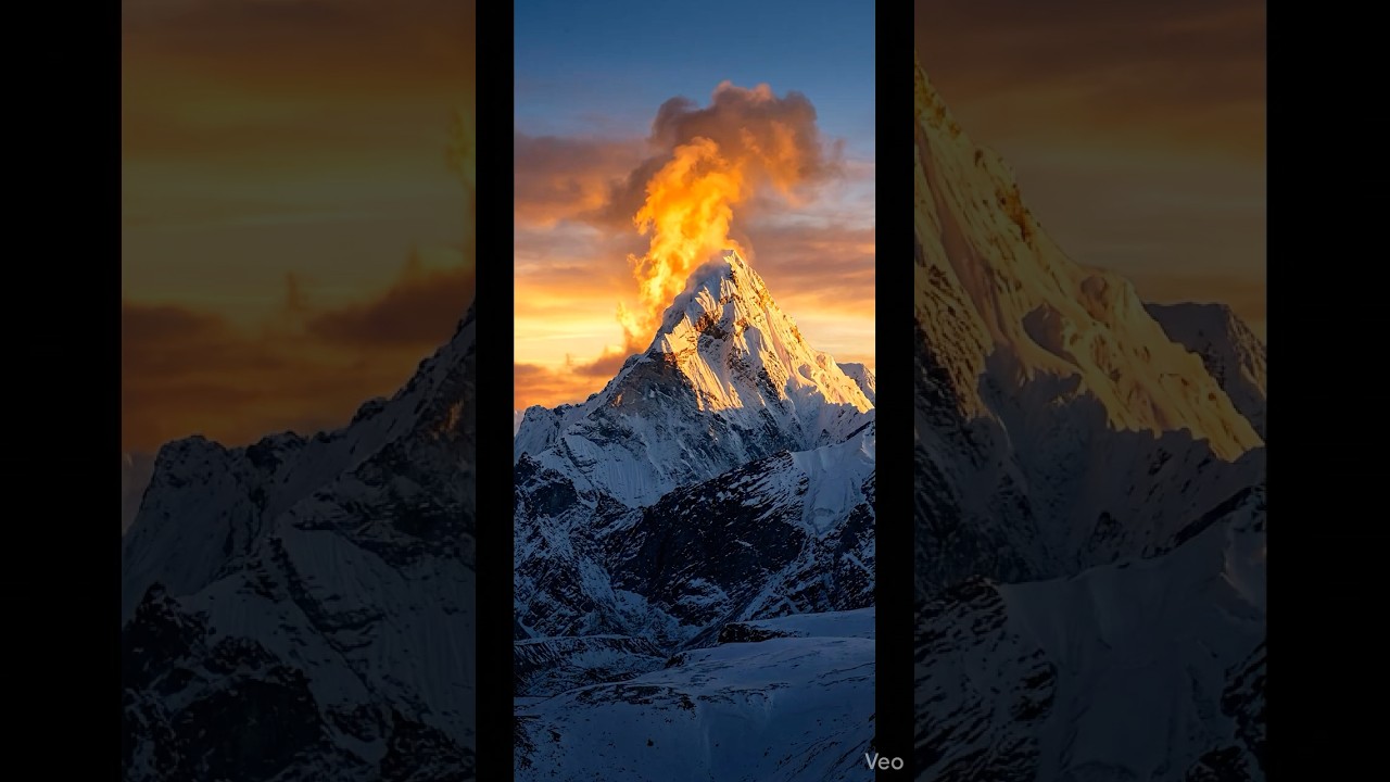 Volcano or Mountain? Nature's Craziest Illusion! 🤯 #shorts
