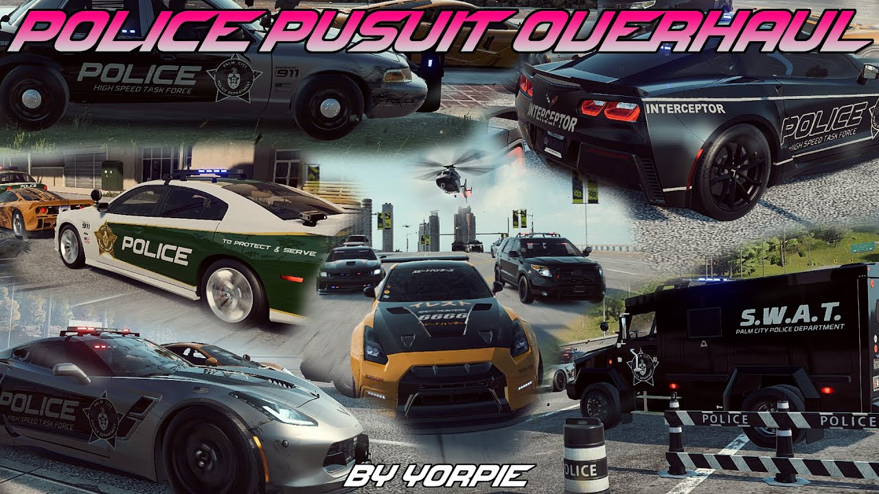 Need For Speed Heat - Police Pursuit Overhaul (Mod)