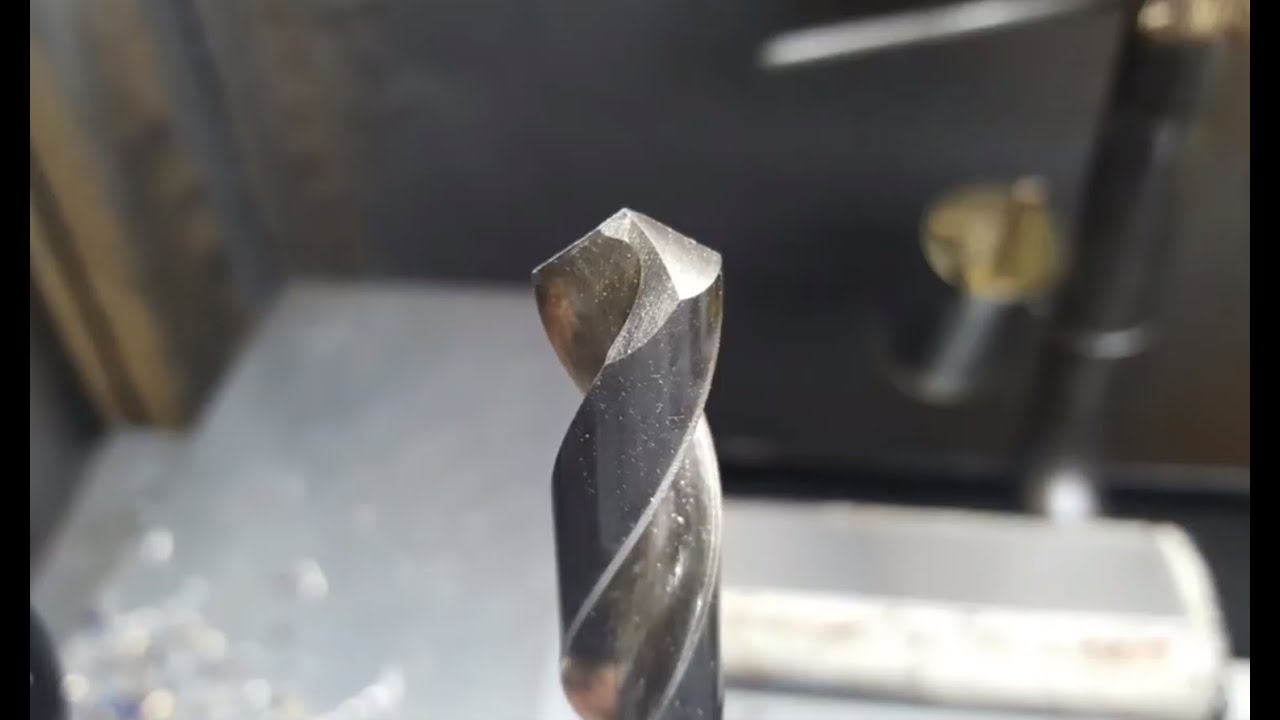 【黒苺】グラインダーでのドリルの研ぎ方 How to sharpen the drill
