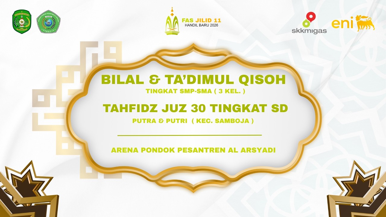 FESTIVAL ANAK SOLEH JILID 11 (BILAL, TA'DIMUL QISOH & TAHFIDZ ) | KEL. HANDIL BARU
