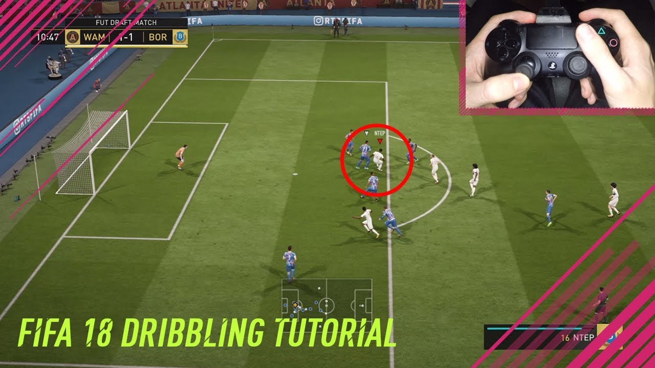 FIFA 18 THE BEST SKILL MOVE TO USE IN SMALL SPACES - THE 360&deg; DRAGBACK TUTORIAL