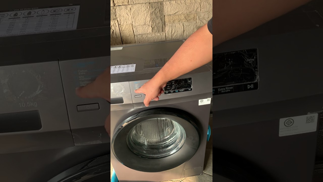 รีวิวการใช้งานเครื่องซักผ้าฝาหน้าระบบหยอดเหรียญ Haier