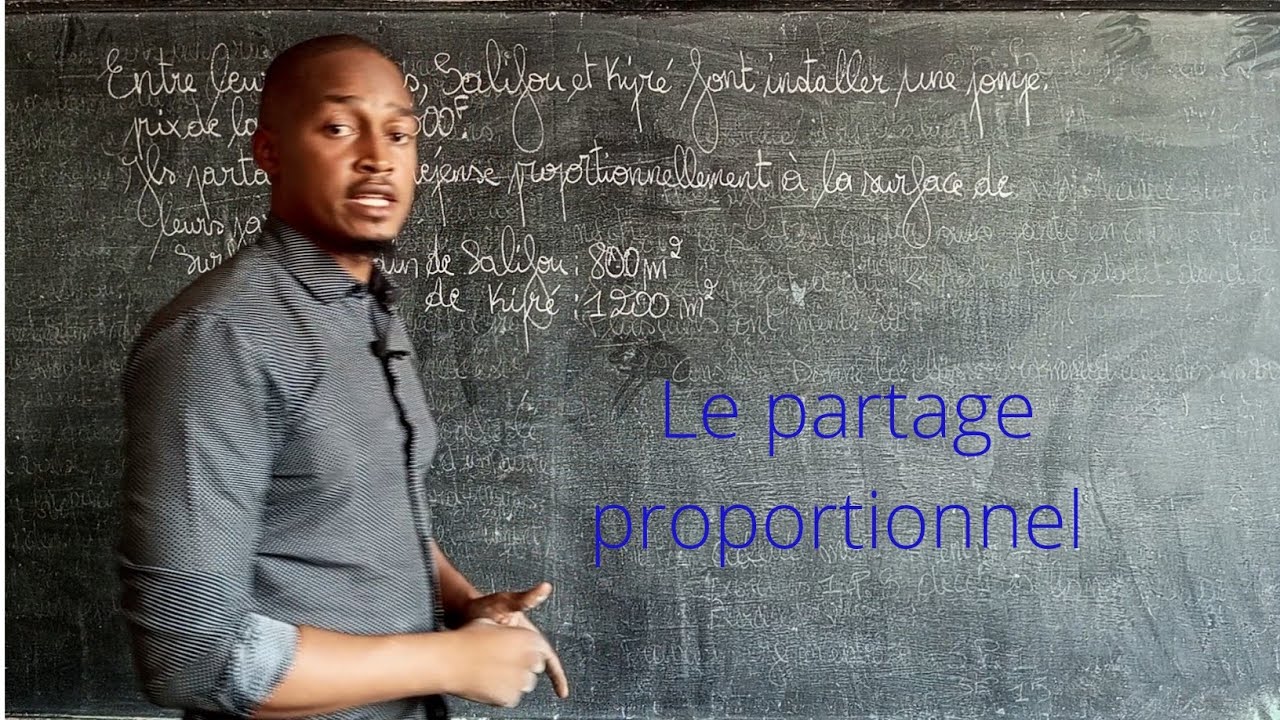 le partage inégal : le partage proportionnel selon le MODÈLE OLA