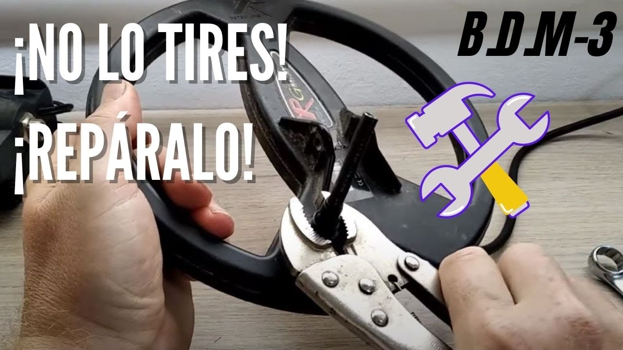 Cómo reparar un plato de un detector de metales