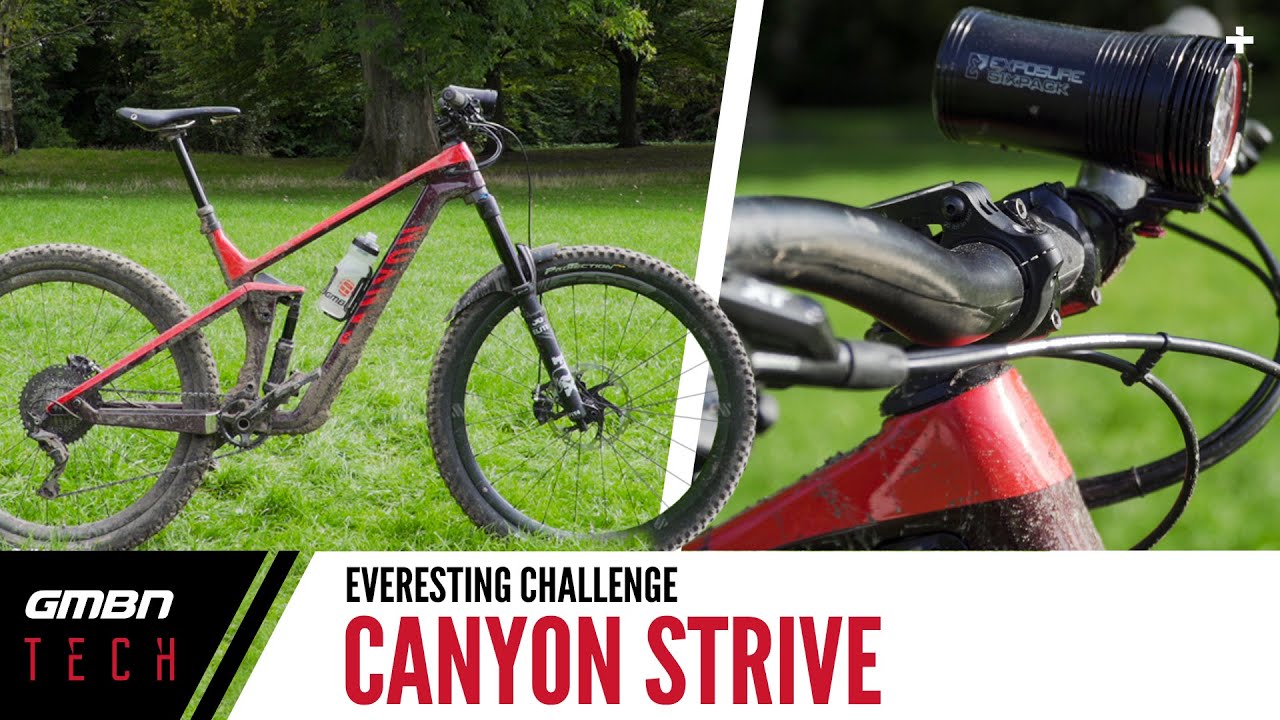 Henry Quinney's Canyon Strive | Everest Attempt Bike Check