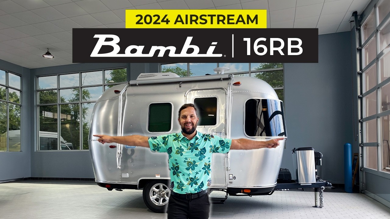 Smallest Airstream Travel Trailer | 2024 Bambi 16RB Walkthrough Tour