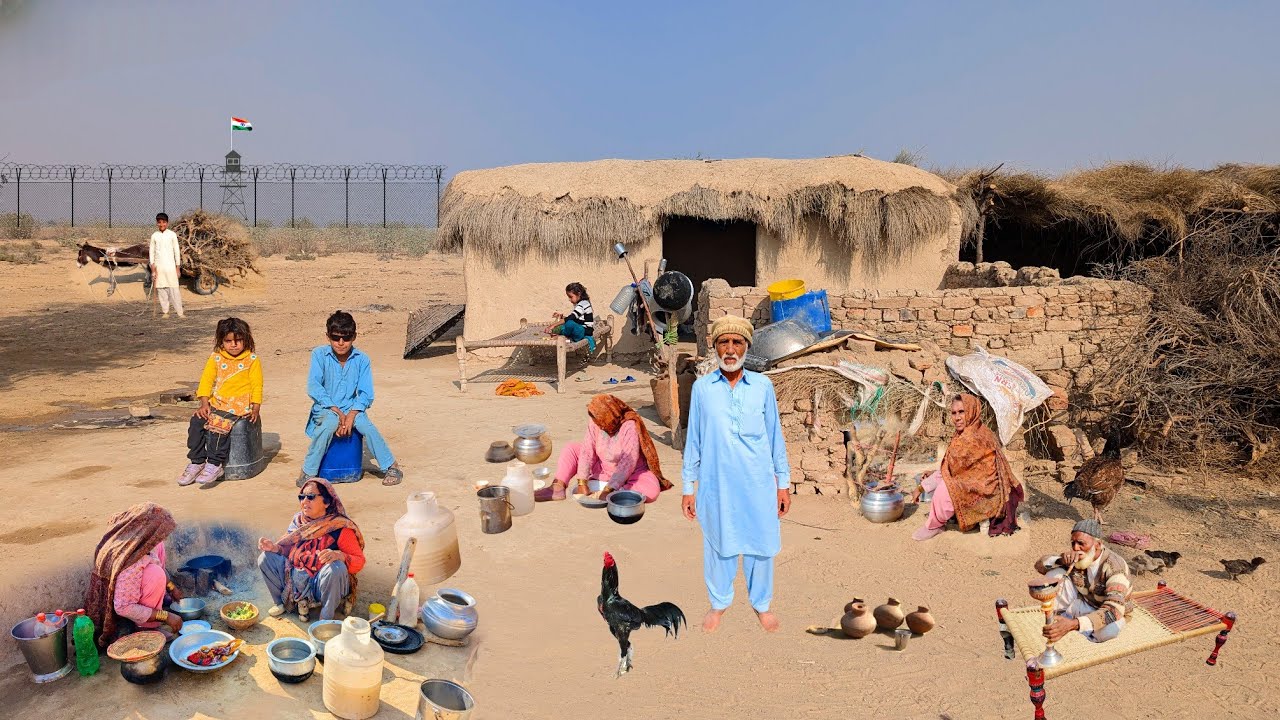 Cholistan Old Woman | Village Life Pakistan | Traditional Breakfast  | Deep Desert￼