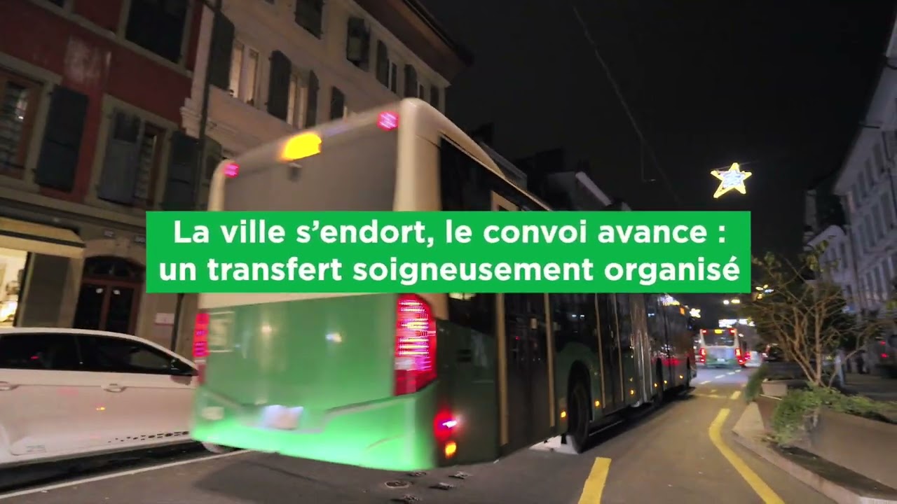 Dépôt de Denges - Deux nuits pour un déménagement hors du commun