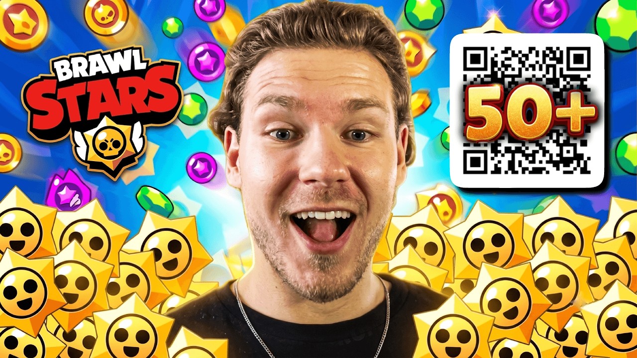 I OPENED 35 STARR DROPS IN BRAWL STARS! (50 FREE QR CODES FOR VIEWERS)