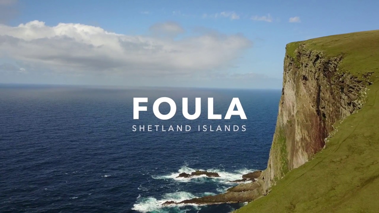 Climbing on Foula, Shetland Islands