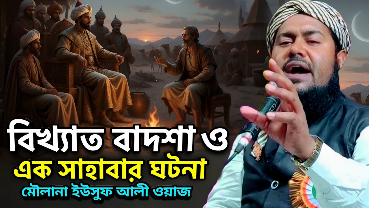 বিখ্যাত বাদশা ও এক সাহাবার ঘটনা | Maulana Yusuf Ali | Bangla Waz 
