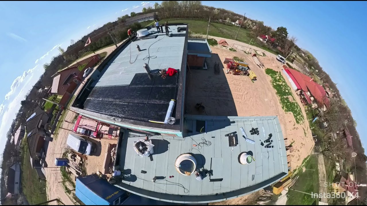 DUÓ Lapostető szigetelése (Soprema és Thermodam) rendszerrel! (Roofszig)