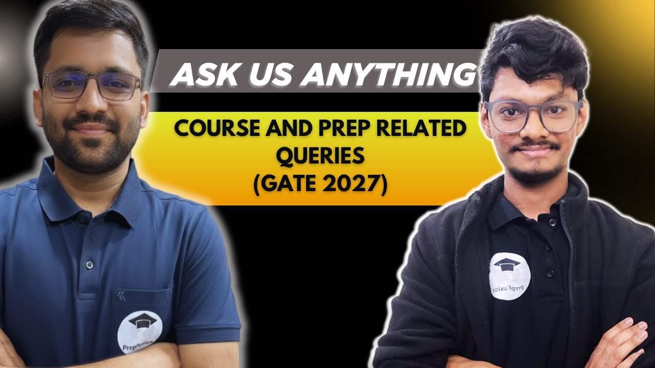 Ask Us Anything (AMA) | GATE & Placements | PrepFusion
