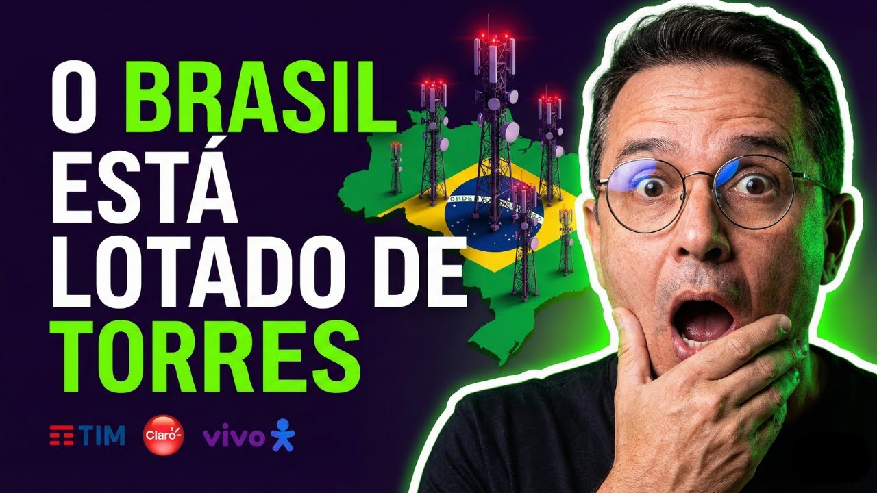 😱🗼 O BRASIL ESTÁ LOTADO DE TORRES? TIM, CLARO E VIVO EXPLICADAS