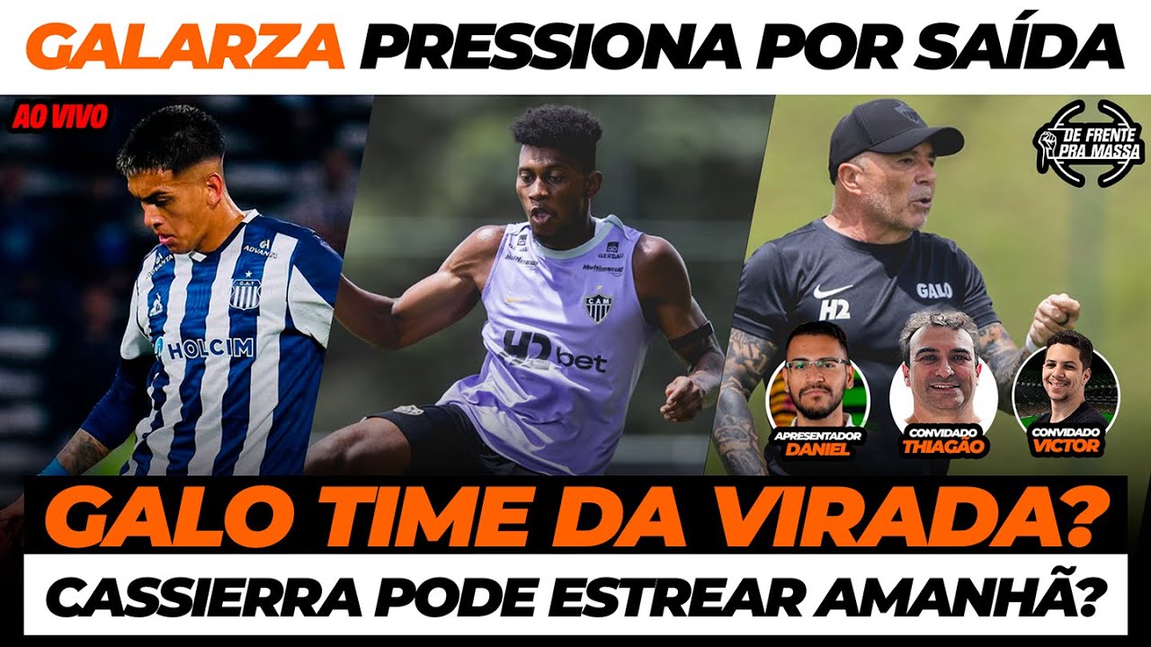 AO VIVO: GALO VAI BUSCAR? • POR QUE TEMOS SAÍDO ATRÁS NO PLACAR • JR. SANTOS MERECE CHANCE?