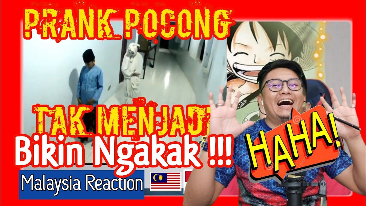 PRANK POCONG TAK MENJADI  Bikin NGakak !!!! | Malaysia Reaction