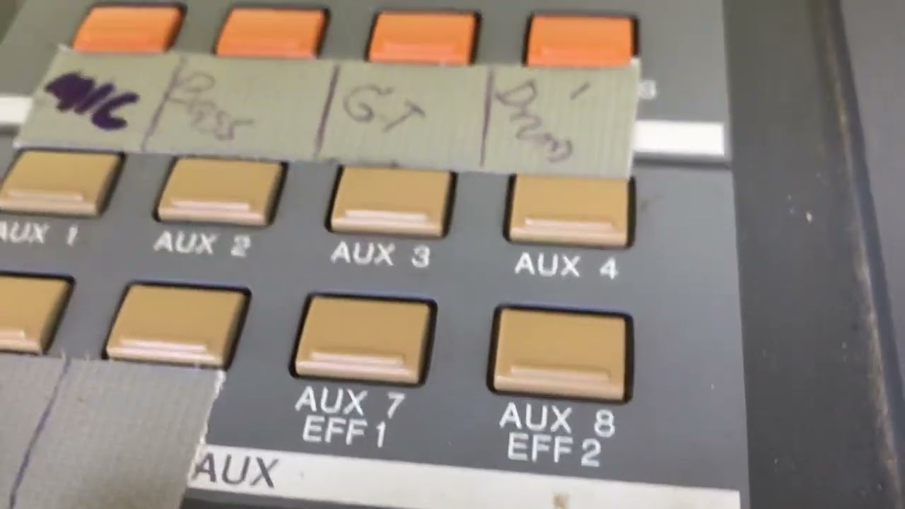 Mixer Yamaha O2R ฟังชั้นคอมเพรสเซอร์