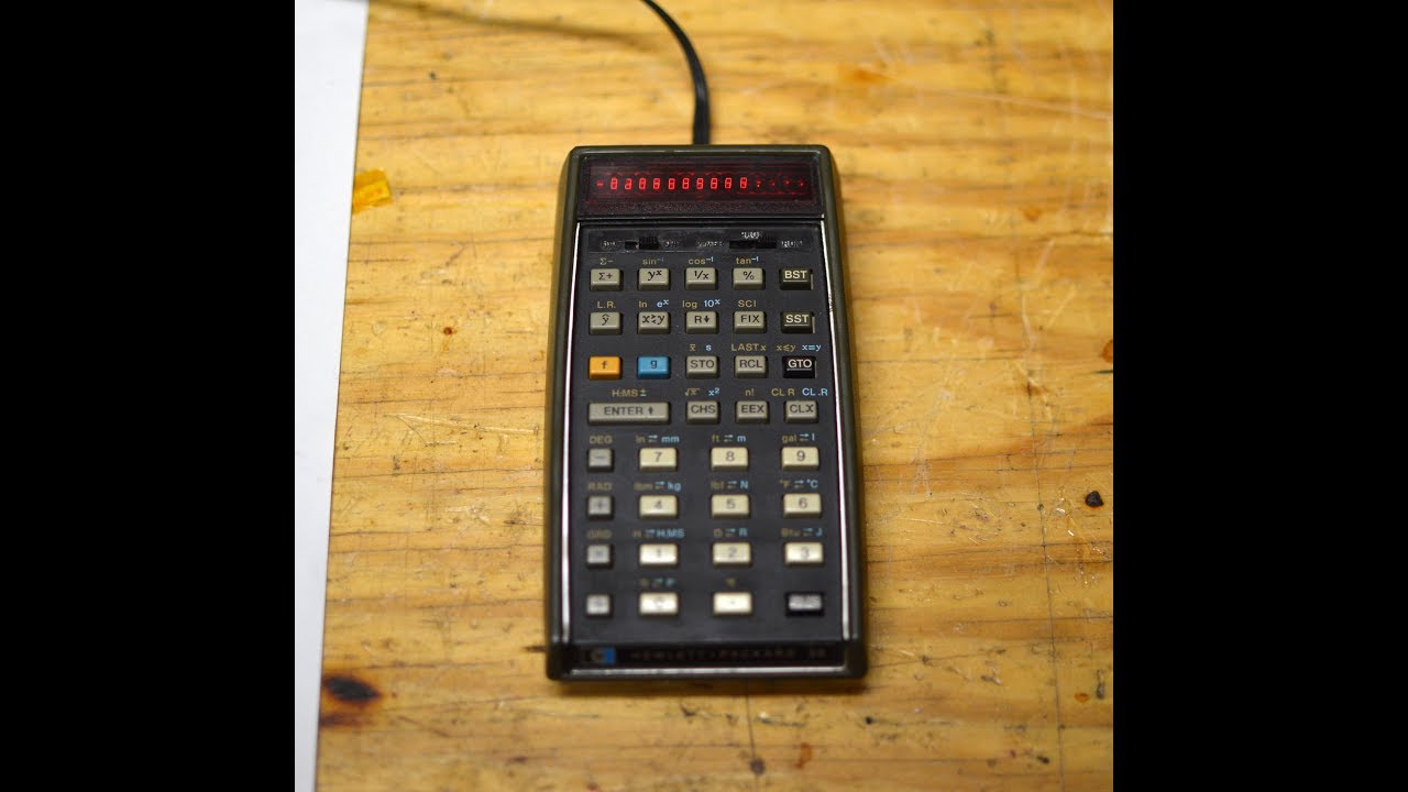 Hewlett Packard HP55 Calculator restoration